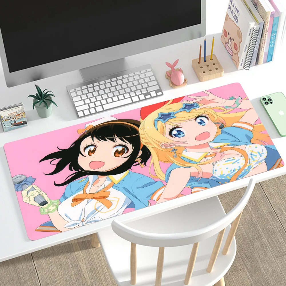 Nisekoi Mousepad Mouse Mat Desk Mat With Pad Gaming Accessories Prime Gaming XXL Keyboard Pad Padding Mat