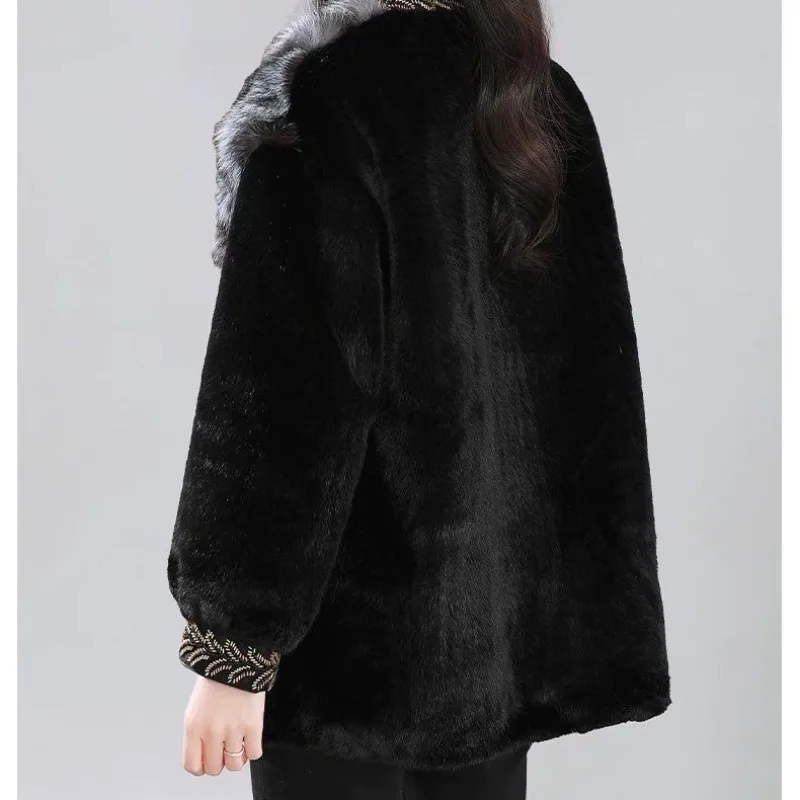 Fox Winter Pelzjacke Das neue Wist-cinching Perlendesign ist hochwertige, elegante, modische und warme, temperamentvolle Pendelmäntel