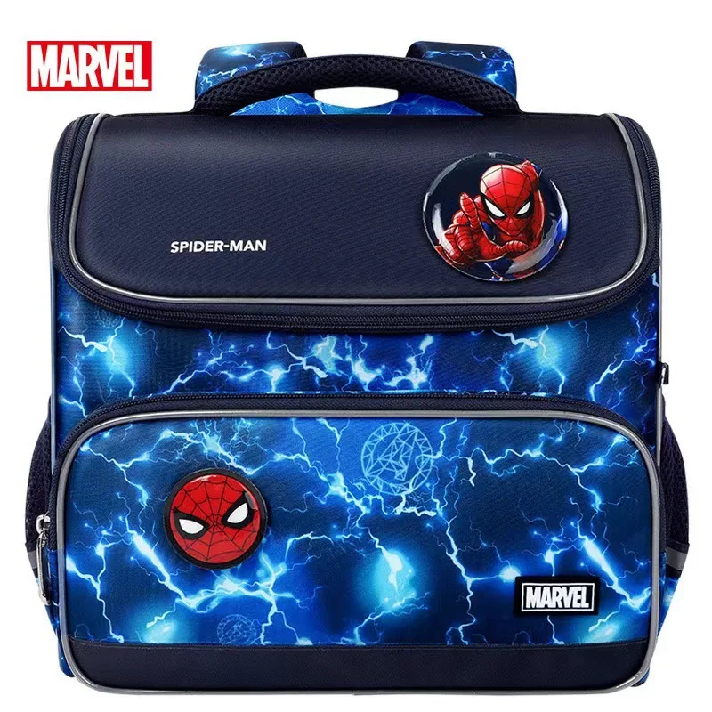 2024 New Marvel Comics Crossbar Children\'s Schoolbag High-value And Large-capacity Ridge Protection Schoolbag For Grade 3-6 Pupi