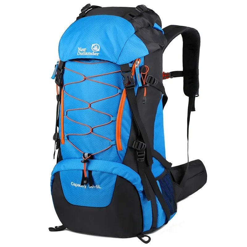 

Neutral Large Capacity Hiking Bag Men Camping 65L Outdoor Hiking Bag Women Large Waterproof Travel Camping Backpack School Bag