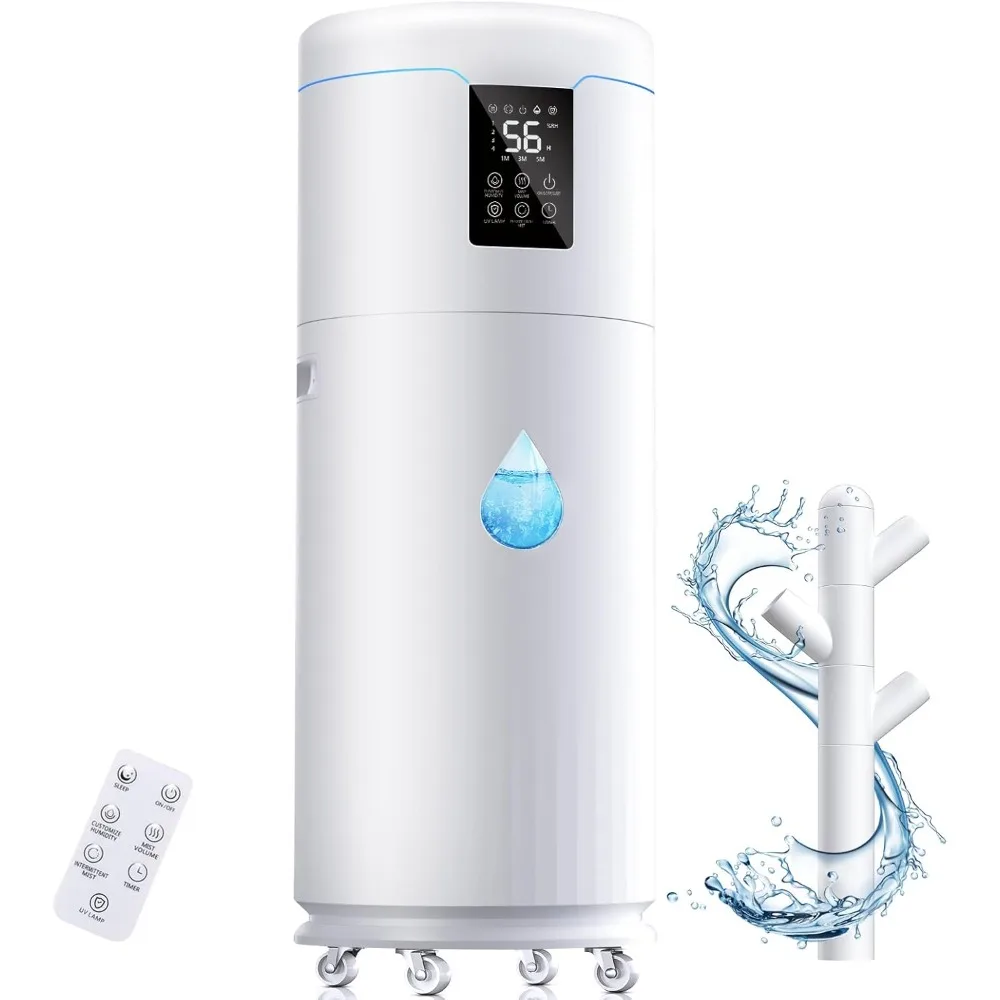 

17L/4.5Gal Ultra Large Humidifiers for Bedroom 2000 sq ft, Quiet Humidifiers for Large Room, Tower Humidifier