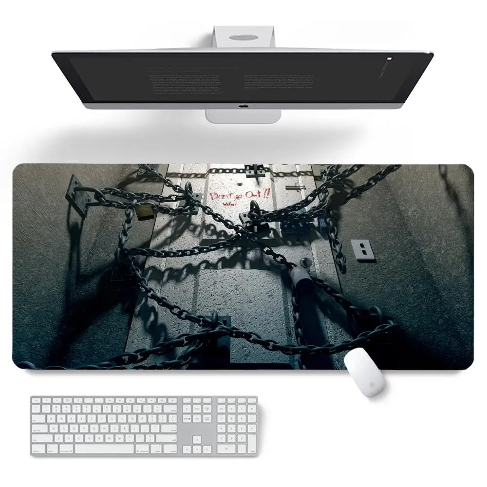 S-Silent Hill-L Mouse Pad Gamer Gaming Rubber Seamed Mouse Pad Accessories Desk Keyboard Pad Computer Laptop