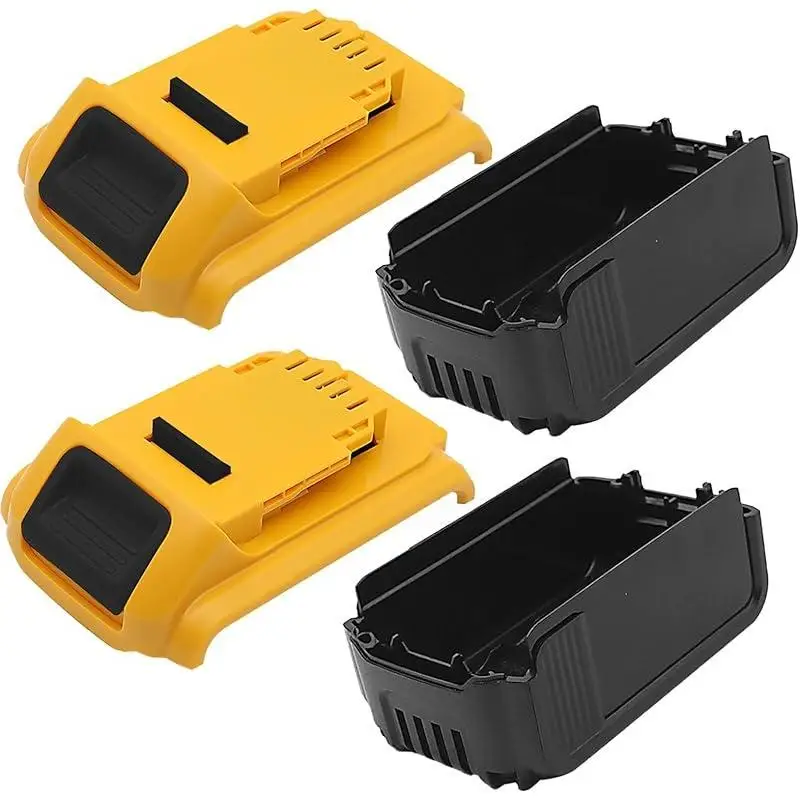 2 Set Replacement Battery Shell Case 20V MAX DCB200 DCB201 Li-ion Battery Empty Housing DIY Repair Cover For Power Tool Battery