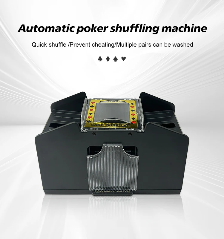 Automatic card shuffler electric poker shuffle machine for playing Texas hold'em in casino