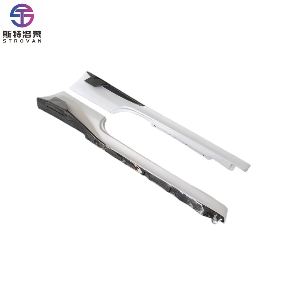 STLF High Quality Body Kit with Semi Carbon Fiber SP Style Side Skirts for Ferraris 458 Side Spoiler