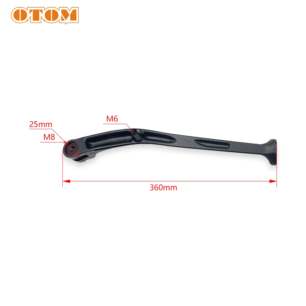 OTOM Motorcycle Kickstand Side Bracket For SURRON Ultra Bee Electric Dirt Bike Off-road Sidestay Side Stand Parking Rack Support