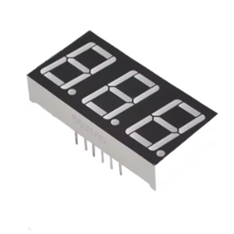 Pantalla de dígitos LED de cátodo común rojo de tubo digital de 0,56 pulgadas, 7 segmentos, 1 bit, 2 bits, 3 bits y 4 bits