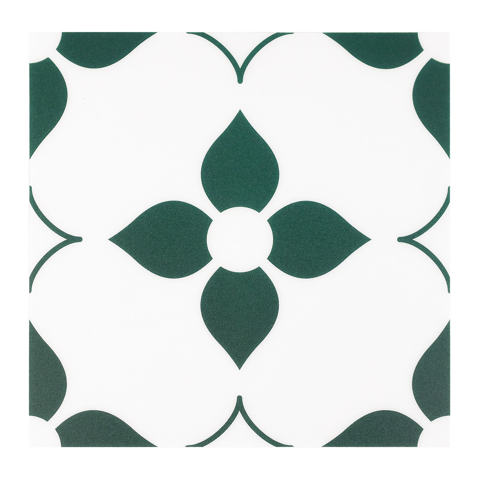 7.87 in. x 7.87 in. Light Green Floor Stickers Peel and Stick Waterproof (10-Pack) for US