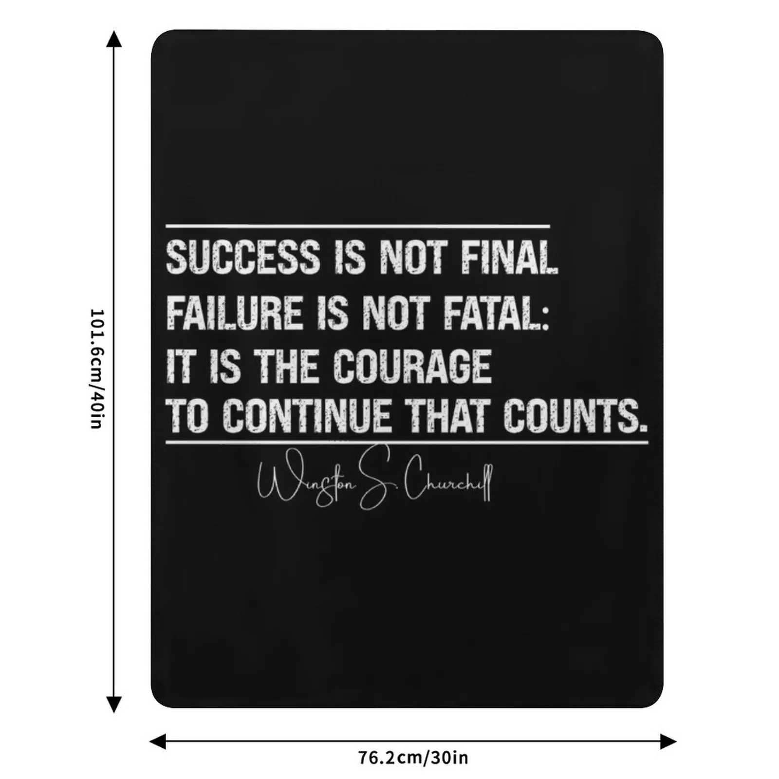 النجاح ليس فشلًا نهائيًا ليس قاتلًا، إنه الشجاعة للإمساك أن يتهم رمي بطانية رقيقة بطانيات فروي للشاطئ #6