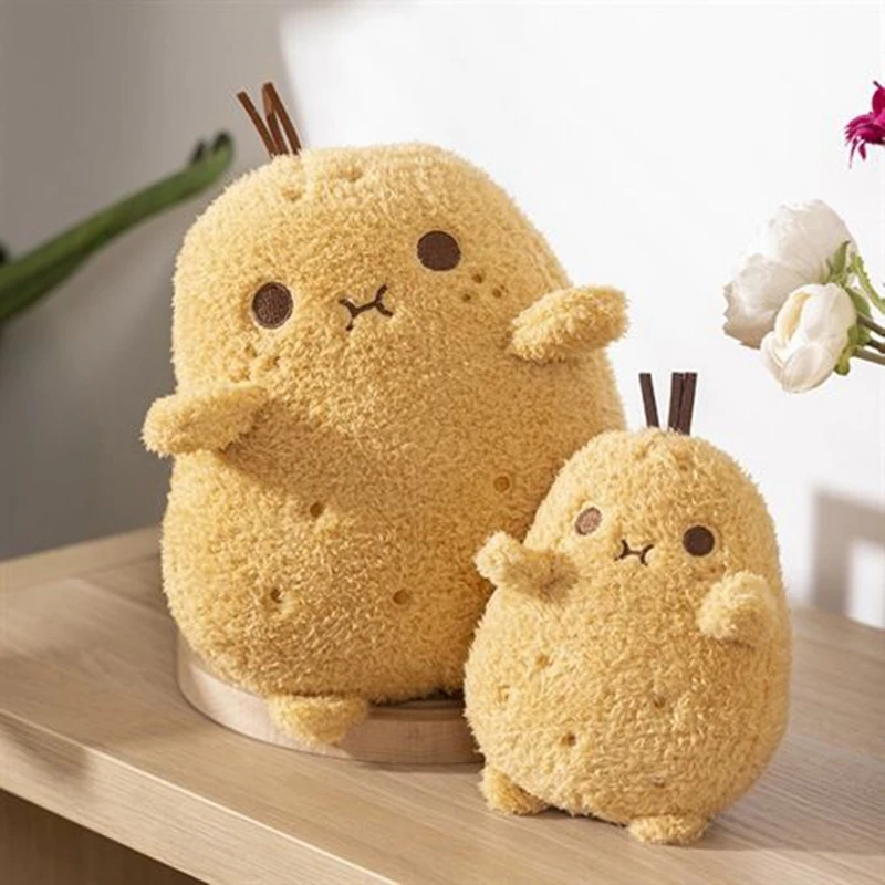 23cm Cute Potato Plush Toy Brown Figurine New Soft Plant Doll as a Birthday and Christmas Gift for Children
