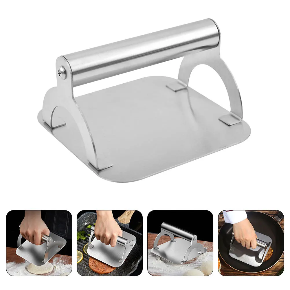 

Heavy Duty Burger Press Stainless Steel Smash Burger Smasher Kitchen Gadget Patty Maker Mold for Bbq Cooking