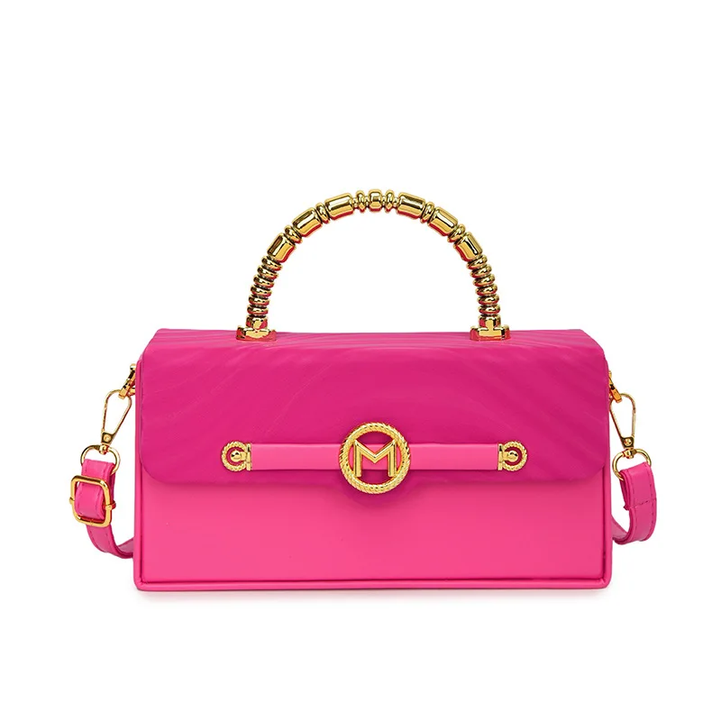 

2025 SS Architectural Square Bag, Multi-Way Convertible Top Handle & Crossbody Purse for Women, Minimalist Day to Night Carryall