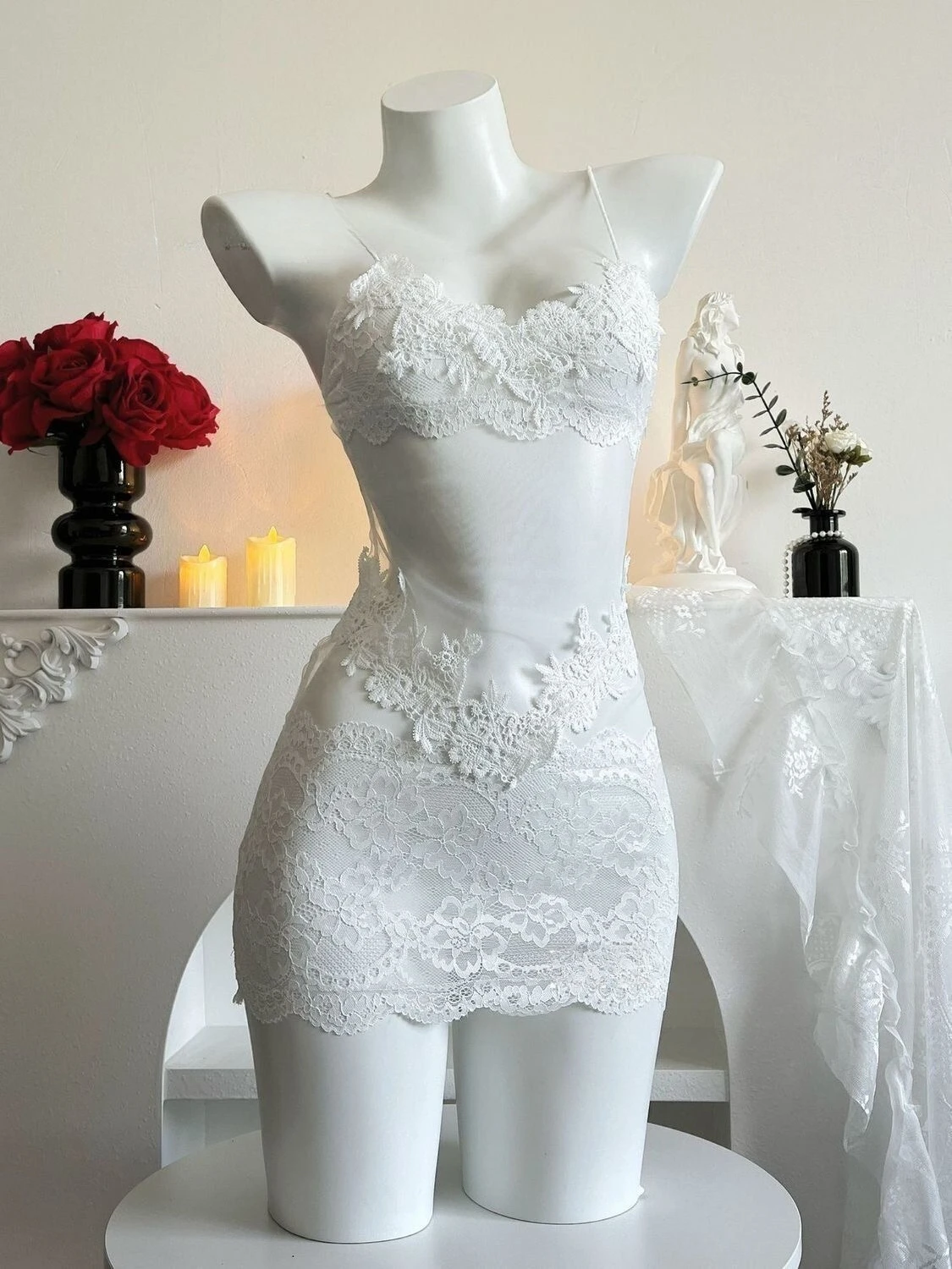 Abito Sexy in Pizzo Ricamato S - Embroidery Outfit recensione e prezzo