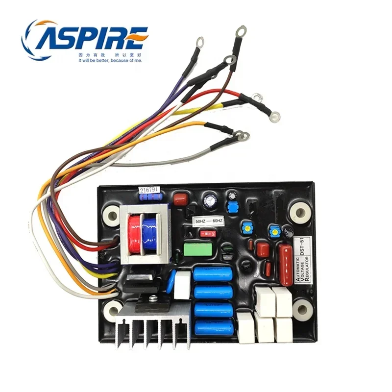 Regulador de voltaje automático del diagrama de cableado AVR DST-100-2FA4 para el generador Taiyo