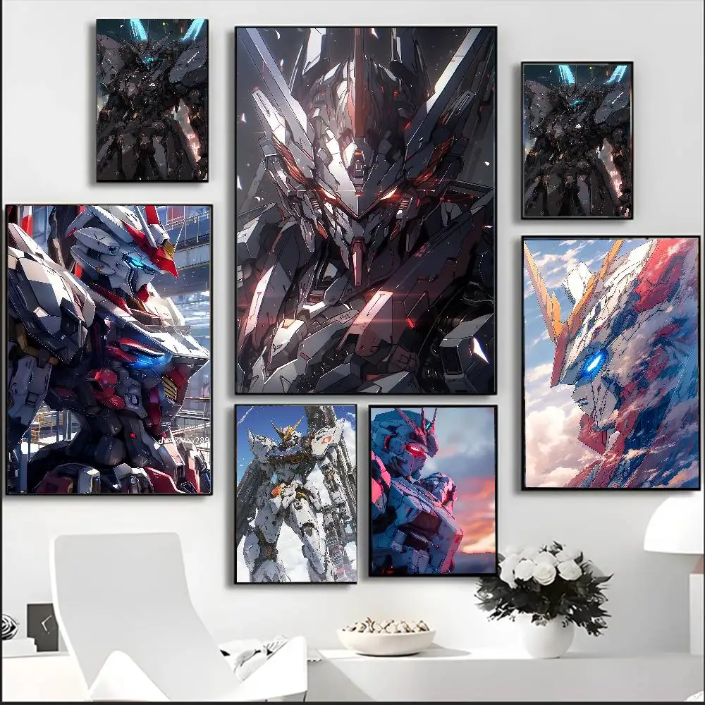 Affiche d'anime Gundam Mobile Suit Destiny Shinn Asuka, toile HD, décoration murale imperméable