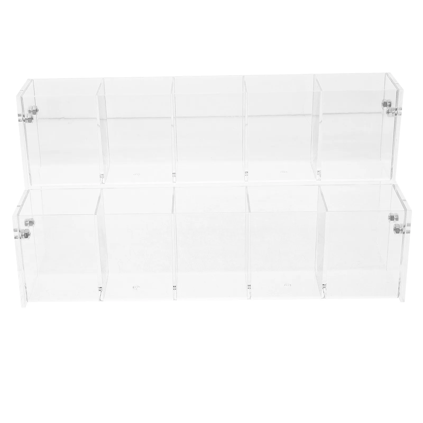 

Прозрачная акриловая подставка для ручек и карандашей с множеством отделений для маркеров, карандашей и художественных принадлежностей на столе или на рабочем месте