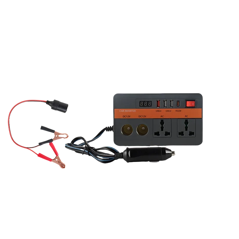 12V 300W Power Adapter On Board Inverter AC220V Converter USB Type C PD 22W Car Transformer