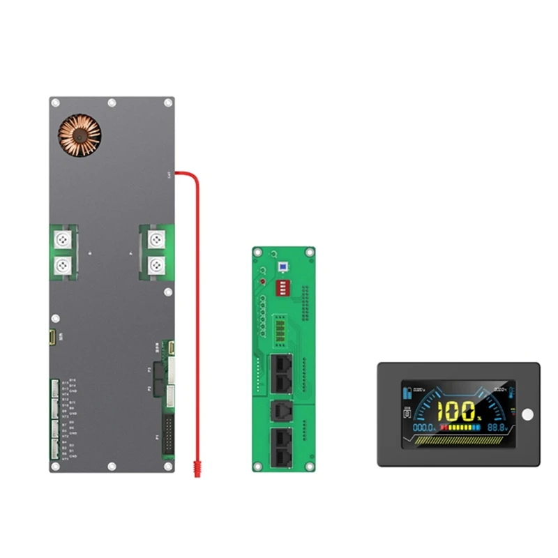 

Top-For BMS JK-PB1A16S15P +3.2 Display Lifepo4 Li- LTO Inverter 8S 16S 24V 48V Family Energy Storage Accessories
