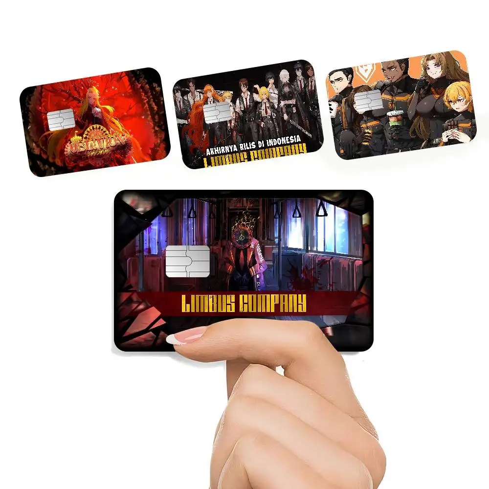L-Limbus Company Gra 100% Gorąca Wyprzedaż Anime Karta Kredytowa Debetowa Bankowa Karta Autobusowa Naklejka na Telefon