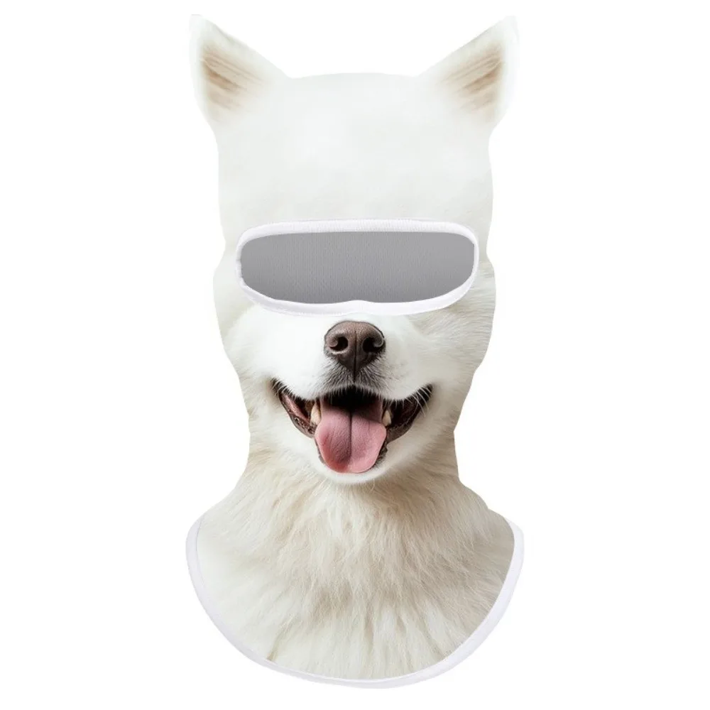 3D Animal Print Balaclava Mask Breathable Fabric Ice Silk Neck Gaiter Full Coverage Funny Pattern Cooling Face Mask For Skiing