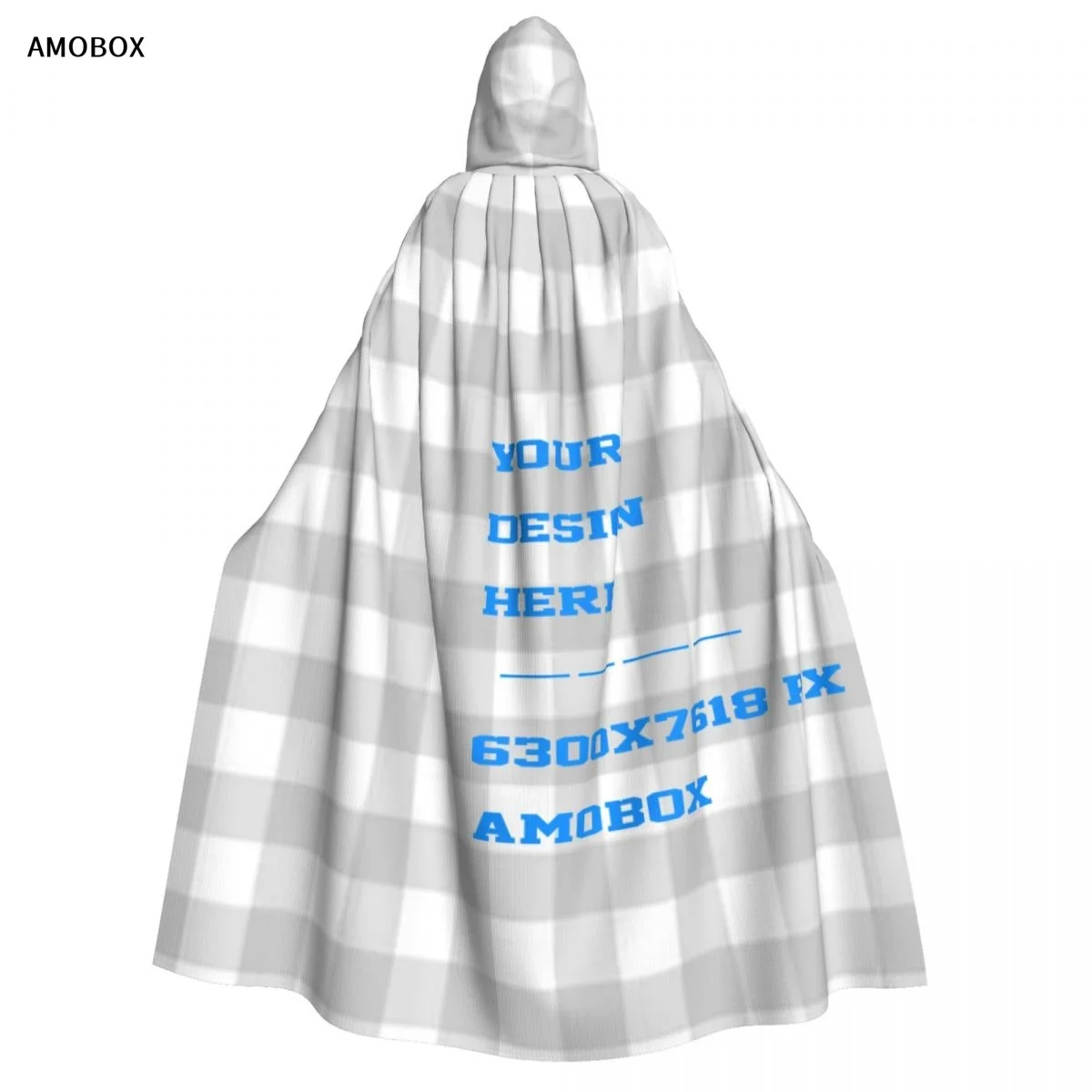 

AMOBOX-Unisex Hooded Cloak, Customizable Cloak, Lightweight Overcoat, Halloween Cosplay Costumes