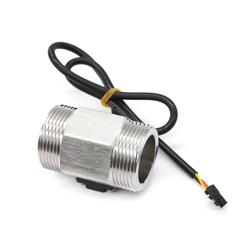 1-1/4 inch Rvs Waterstroomsensor Flowmeter 1.75MPa DC3.5 ~ 24 V NPN Hall Turbine Flow Switch Sensor
