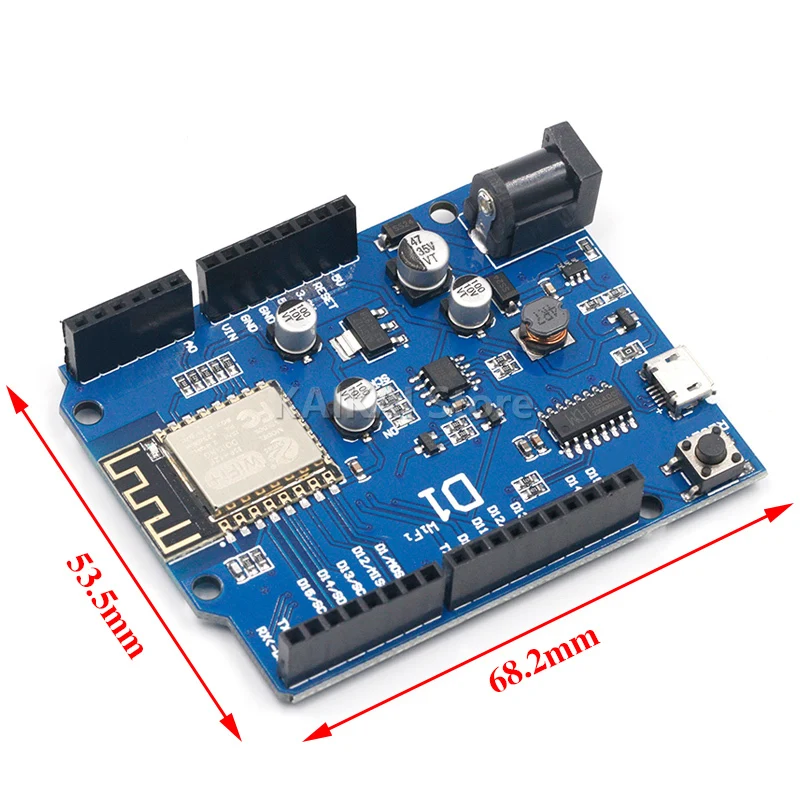 Smart Electronics ESP-12F WeMos D1 WiFi  based ESP8266 shield for arduino Compatible IDE