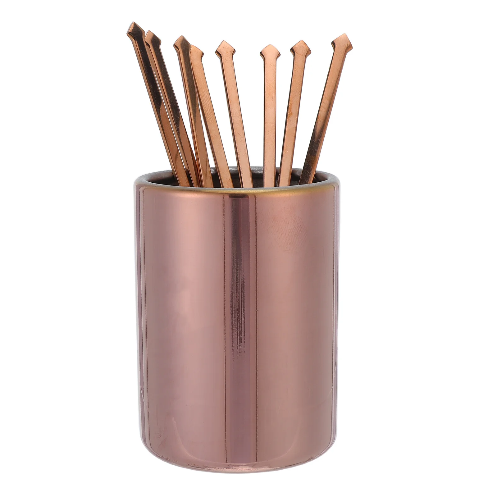 

1 set Stainless Steel Dessert Set With Storage Jar Cake Fruit Appetizers Serving Tools Coffee Spoons Holder Cocktail Forks