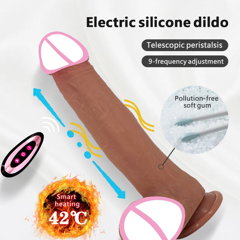 

Automatic Silicone Dildo Clitoris Vibrator for Women Big Penis Vibrating Massager Dildos Xxl Realistic Women's Sexual Vibrators