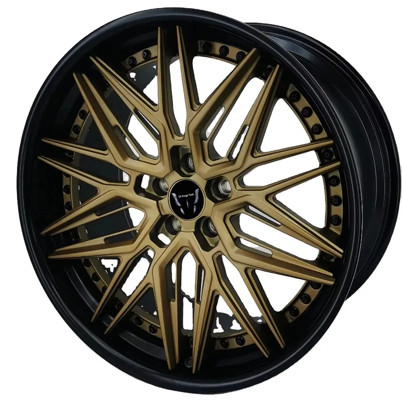 Manufacturer Wholesale D2601 Forged Aluminium Alloy Car Wheel 13 Inch Bronze Finish Wheels for Land Rover Defender ET 30mm New