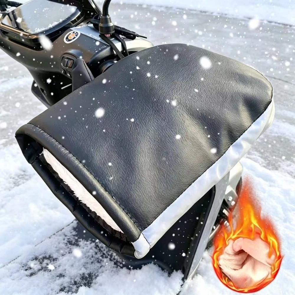 Winter Warmth Preservation Intensification Gloves For Hands Motorcycle Handlebar Muffs Waterproof Cold Weather Gear Bike Hand