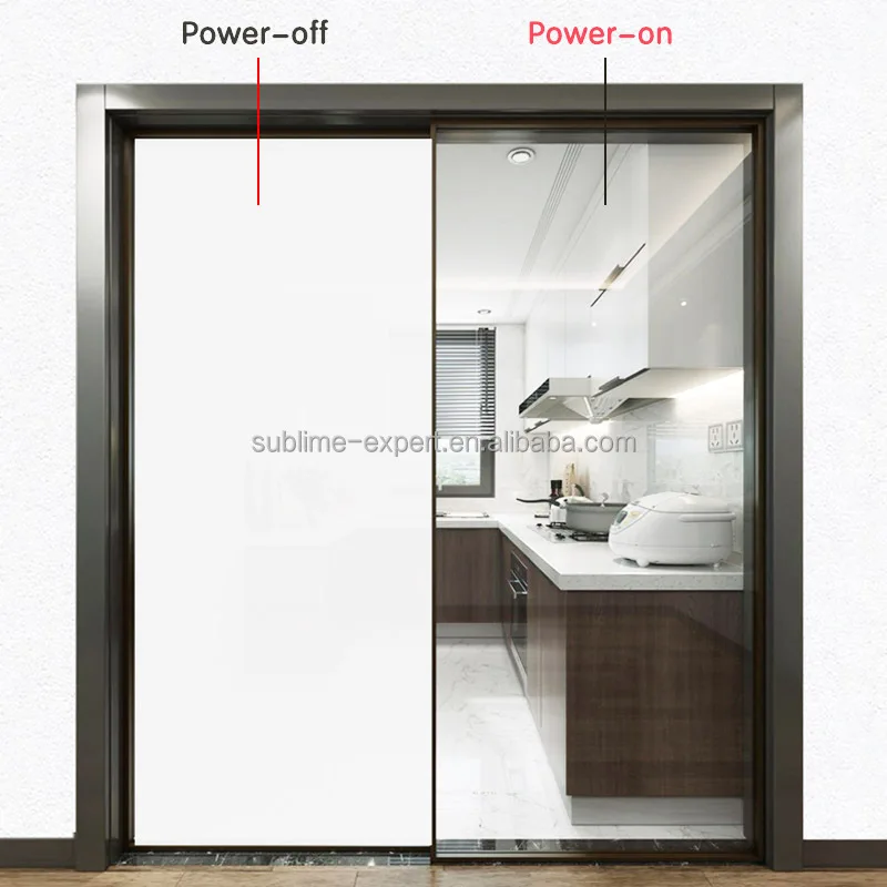 Low Voltage PDLC Film Smart Glass Window Office Electric Switchable Privacy Film Magic Switchable PDLC Smart Film Tint Smart