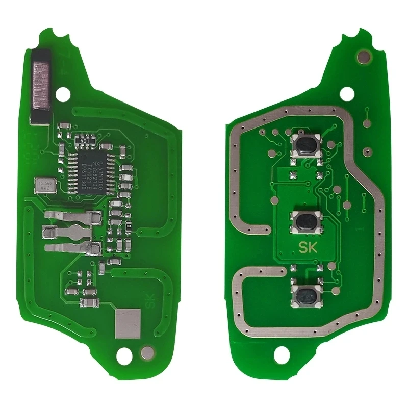 XNRKEY 3 Button Car Flip Remote Key PCF7961M/4A Chip 433Mhz For Mercedes Benz Smart Fortwo 453 Forfour 2015-2017 Car Key