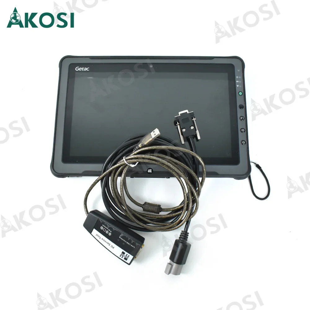 診断およびトラックスキャナー,yale pcサービスツール,ifak,f110タブレット付きUSBインターフェース
