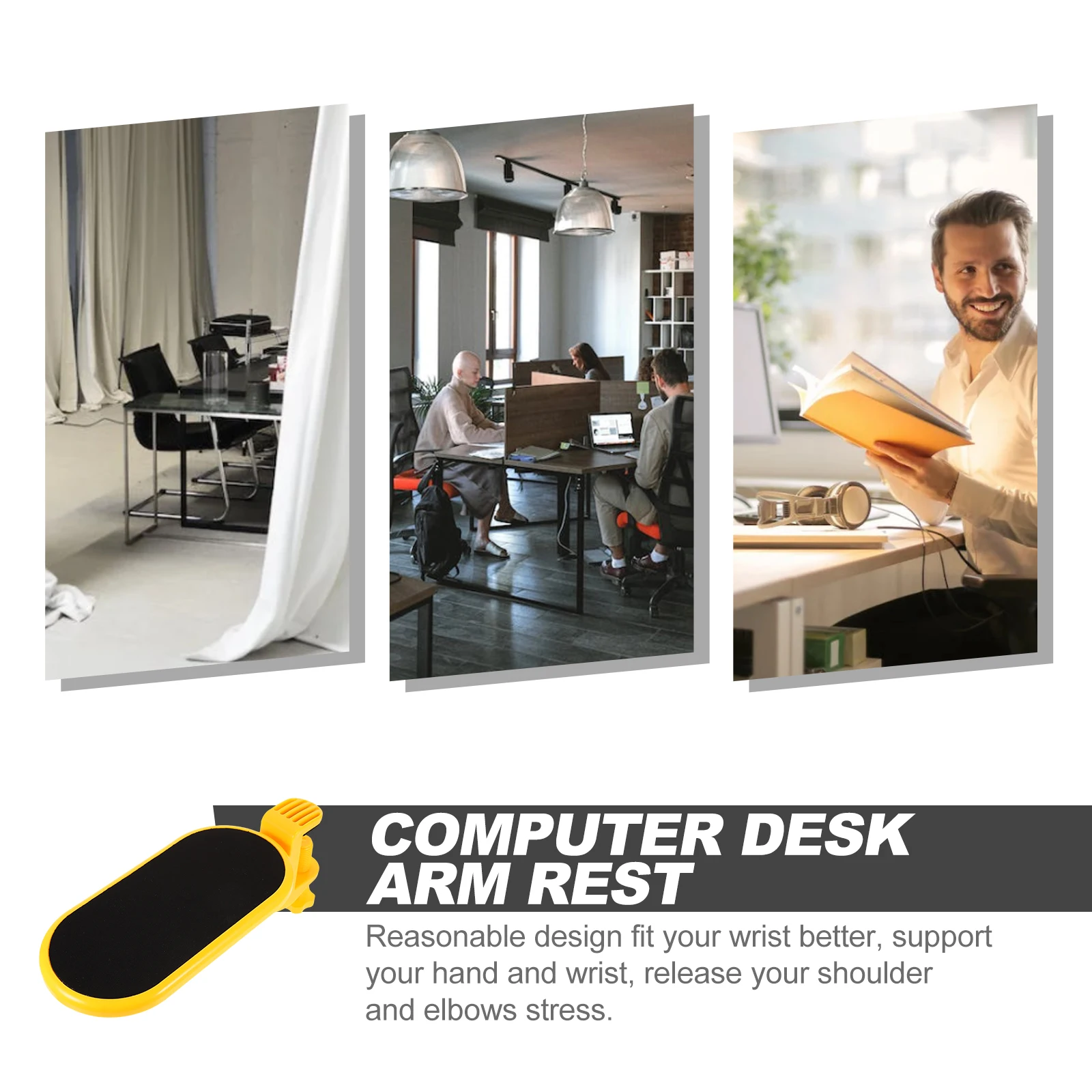 

Mouse Arm Wrist Rest Pad Elbow for Computer Desk Bracket Armrest Cushion Laptop