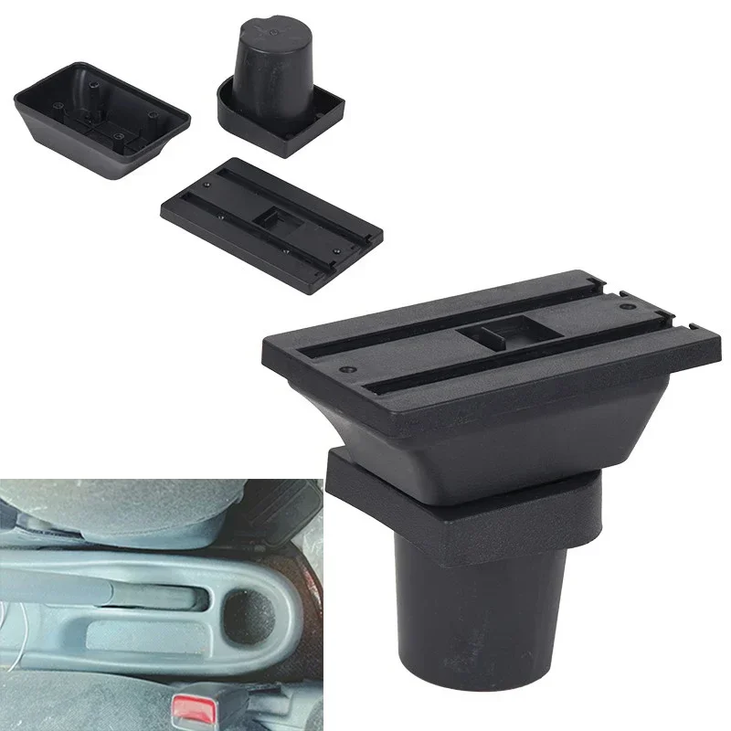 For Toyota yaris sol Armrest Box For Toyota Yaris Vitz Hatchback Car Armrest box 1998-2005 with USB cup holder Car Accessories