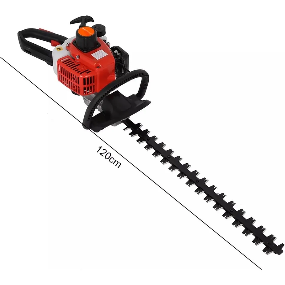 2-Stroke High-Powered Hedge Trimmer Double Side Blade Gas Bush Cutter