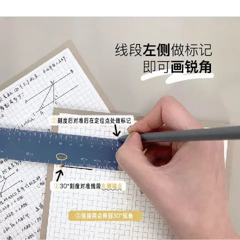 15cm Ruler Can Draw Angle Creative Angle Drawing Strainght Ruler Student Ruler