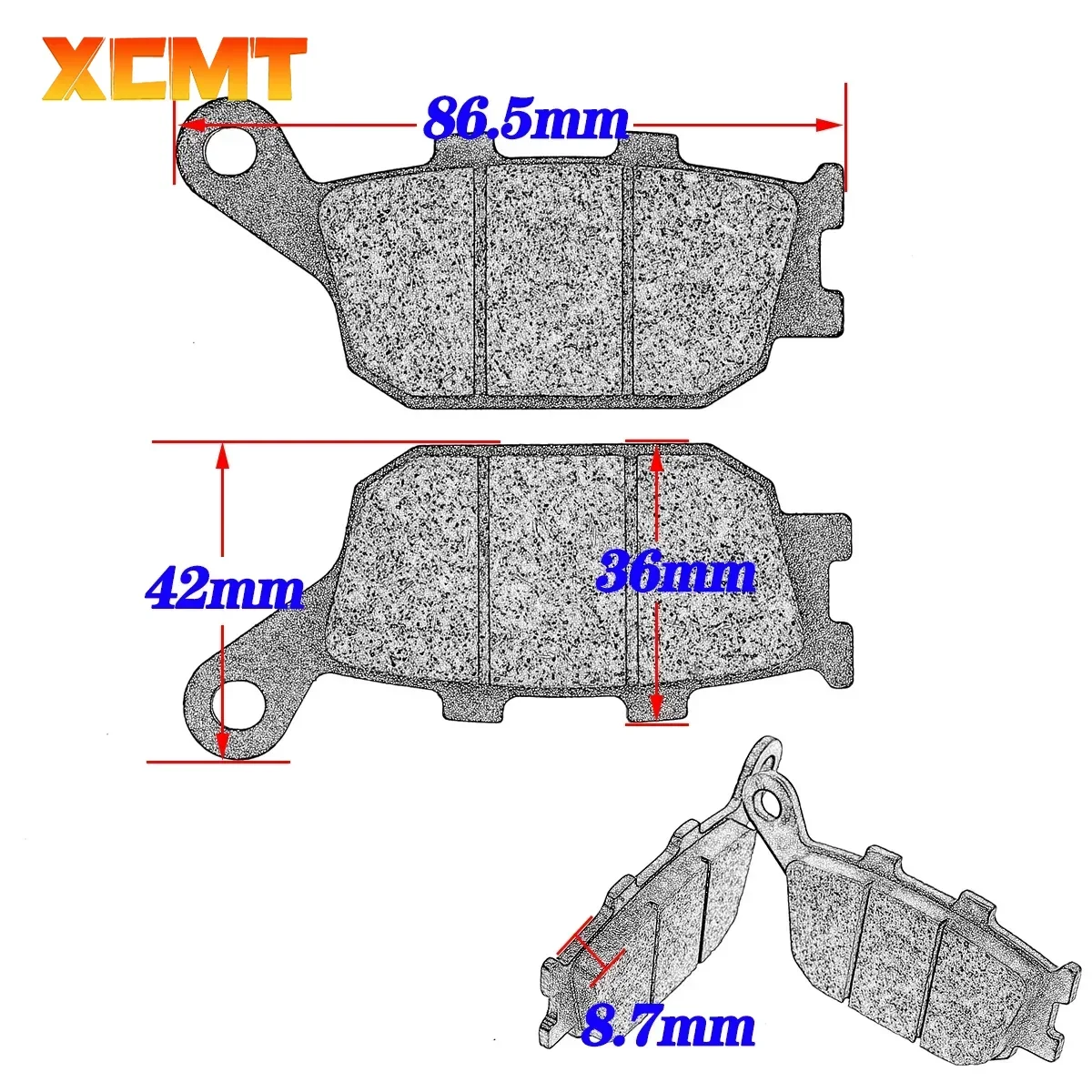 Front And Rear Brake Pads For Honda CBR 600 F4 F4i CBR929 CBR954 FIREBLADE CBR900 RR VTR 1000 SP-1 (SP45) CB1300 XCMT Motorcycle