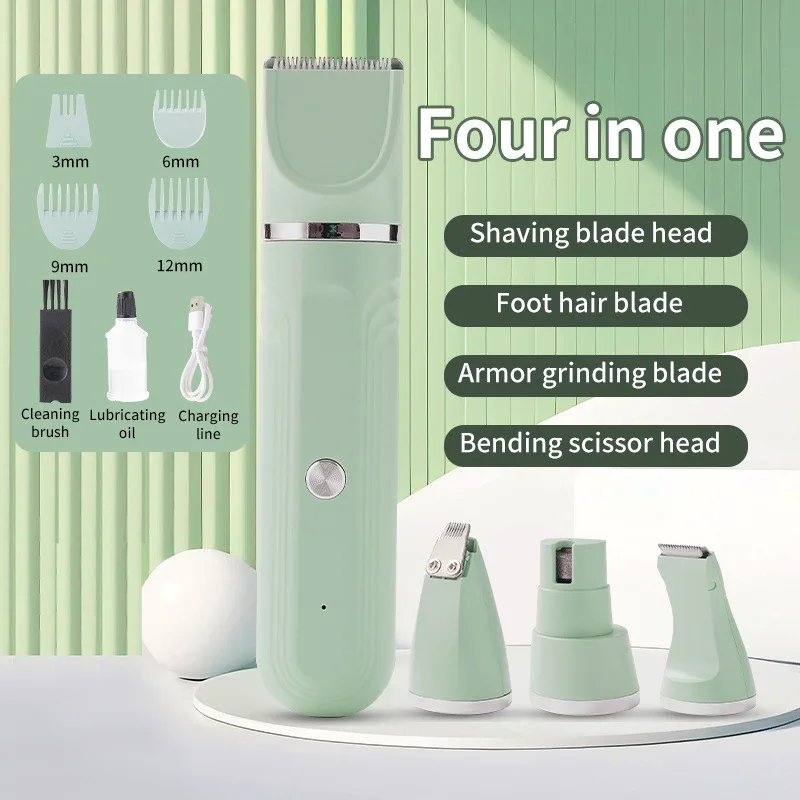 

Pet Grooming Clipper High Power Dog Grooming Equipment Electric Trimmer 4 in 1 Pet Hair Remover Nail Clippers Dogs Accessories