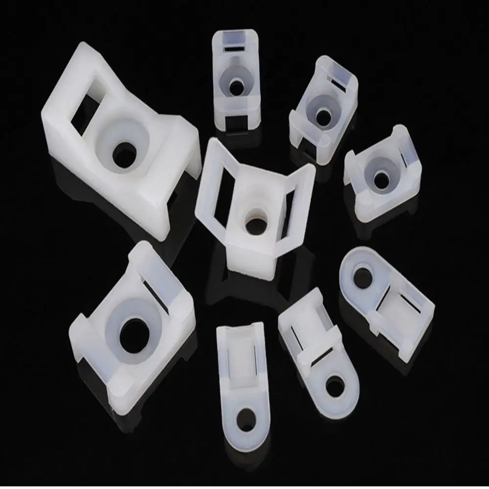 Cable Organizer Cable Tie Base Cable Holder Wire Buddle Cable Clamp Cable Tie Mounts Holder Fixed Buckle Seat Cable Tie Bracket