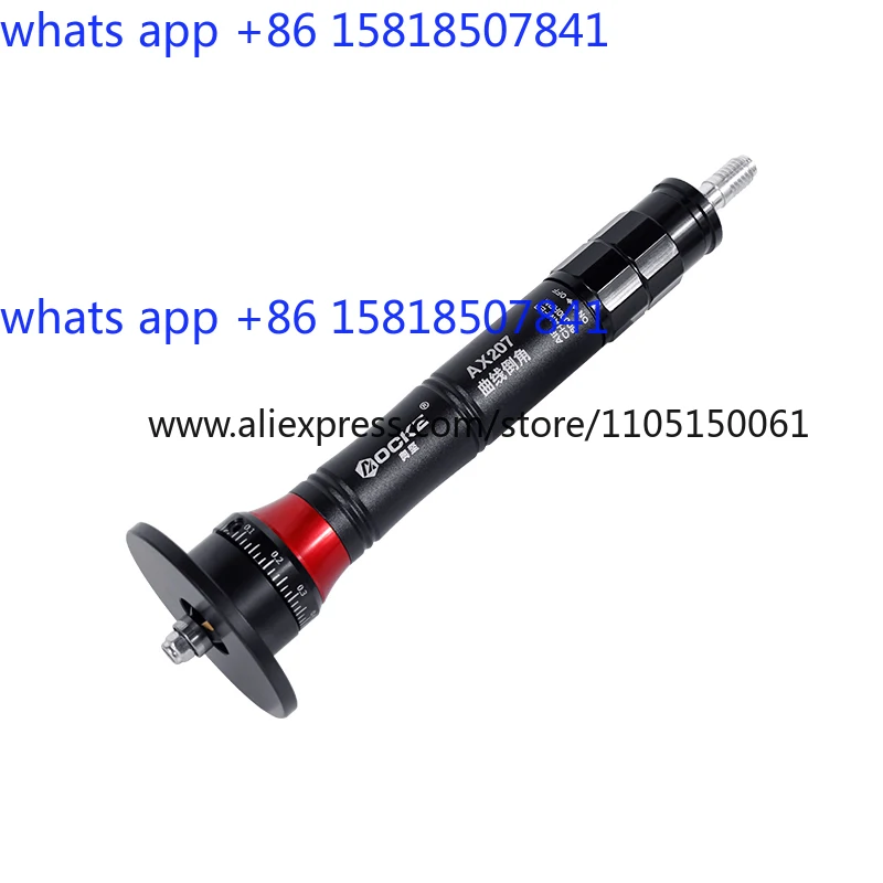 Mini pneumatic chamfering machine 45 ° straight line arc inner hole burr trimming chamfering device