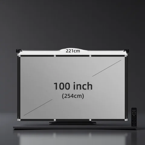 구멍이있는 MIXITO 검은 가장자리 16:9 회색 안티 라이트 프로젝션 스크린 30-133 인치 야외 가정용 사무실 휴대용 프로젝터 스크린 구멍이있는 MIXITO 검은 가장자리 16:9 회색 안티 라이트 프로젝션 스크린 30-133 인치 야외 가정용 사무실 휴대용 프로젝터 스크린