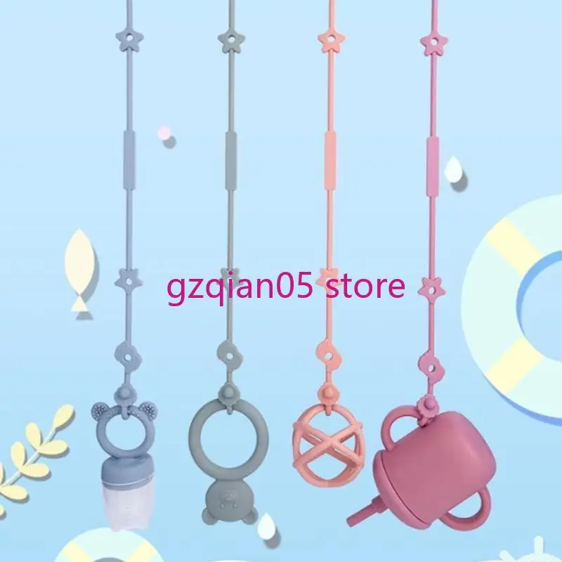 

N7ME Infant Pacifier Clip Baby Pacifier Clip Infant Soother Holder Comfortable Clip