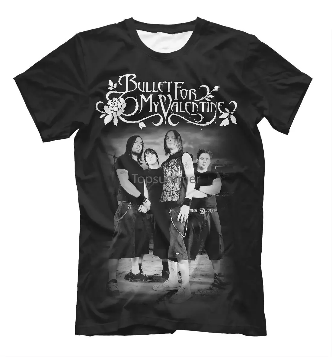 Bullet For My Valentine T-Shirt Rock Stars Music Men Women Unisex Fashion Tshirt