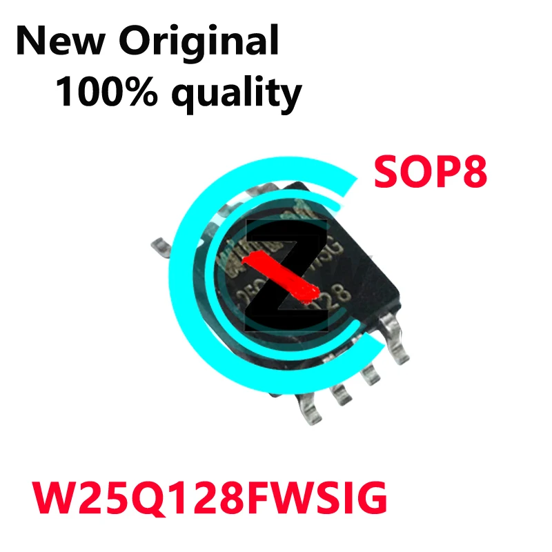 5~10/PCS New 25Q128FWSG W25Q128FWSG W25Q128FWSIG SOP8 Memory chip In Stock
