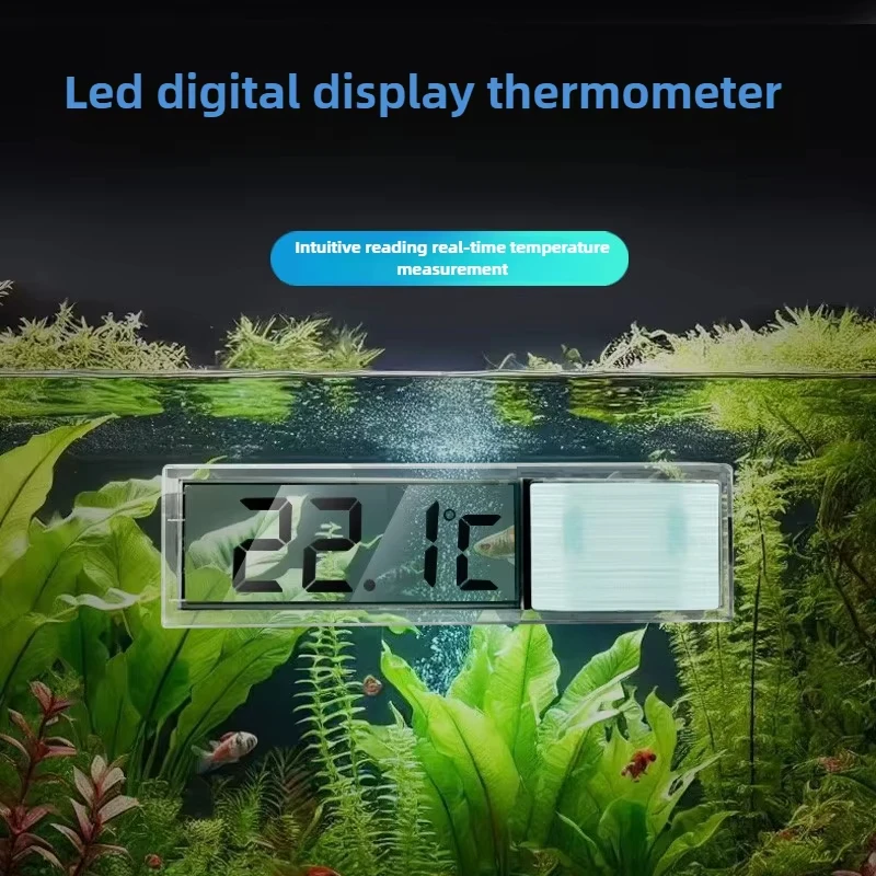 Aquarium Goldfish - Digital Electronic 3D Aquarium Thermometer Fish