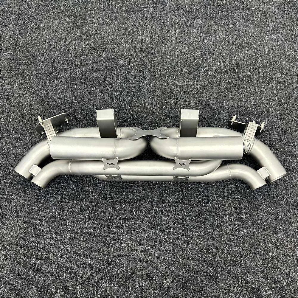 Hochleistungs-Auspuffrohr für Porsche 911 992 3.0t Auspuff Catback mit Ventil Edelstahl 304 Ventil-Auspuffanlage – Detail 9