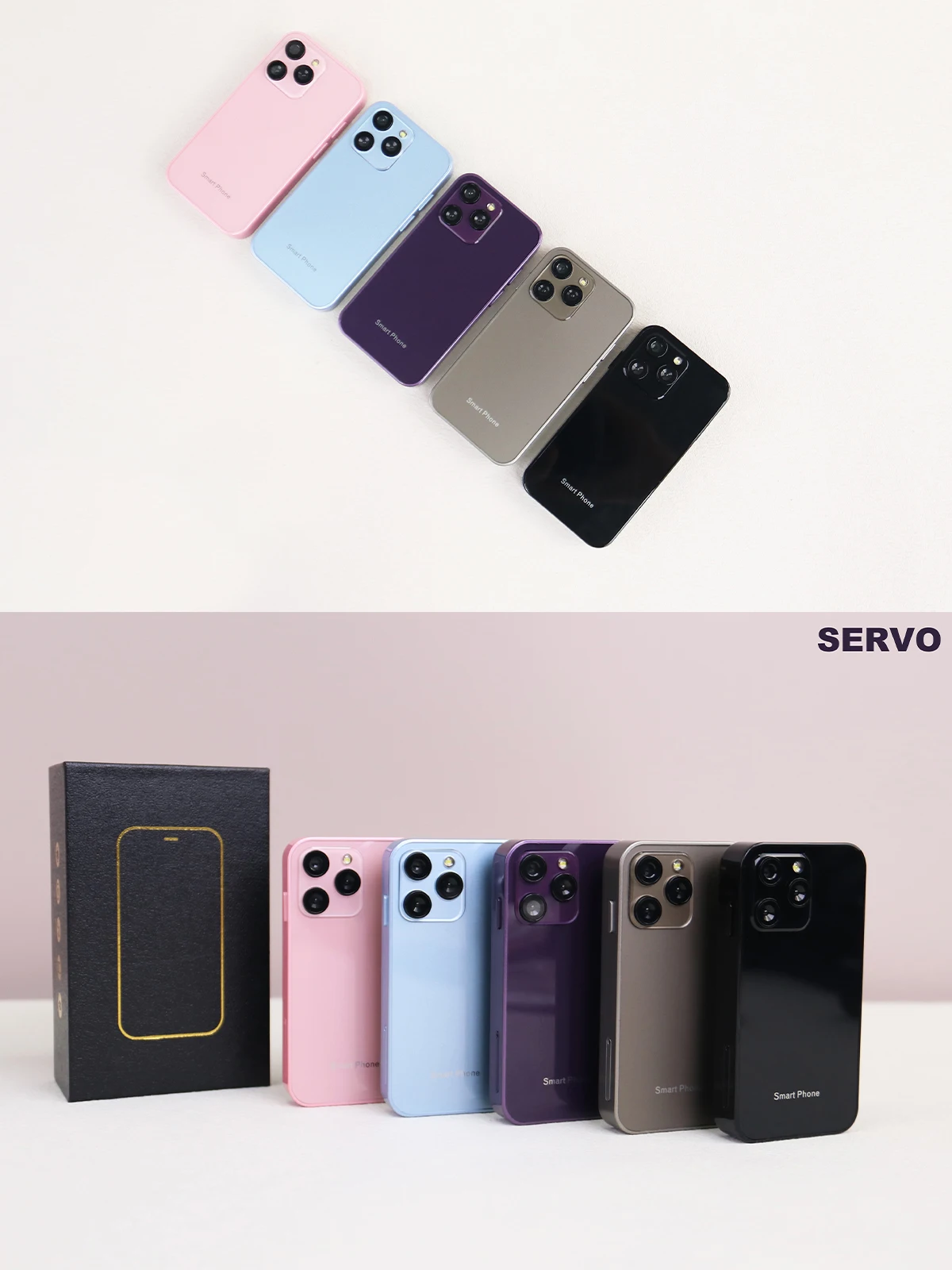 SERVO 15SE Super Mini Smartphone3G WCDMA Dual SIM Android System 2GB+16GB Play Store Wifi 3.0" Small Pocket Cheap Smart Phones