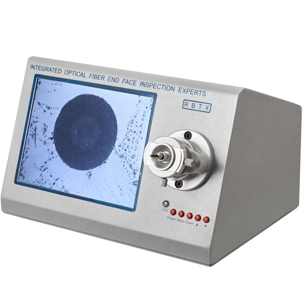 

Rongbang 400 Times Microscope For Fiber Optic Connector Tip End Face Inspection RBTX-400G